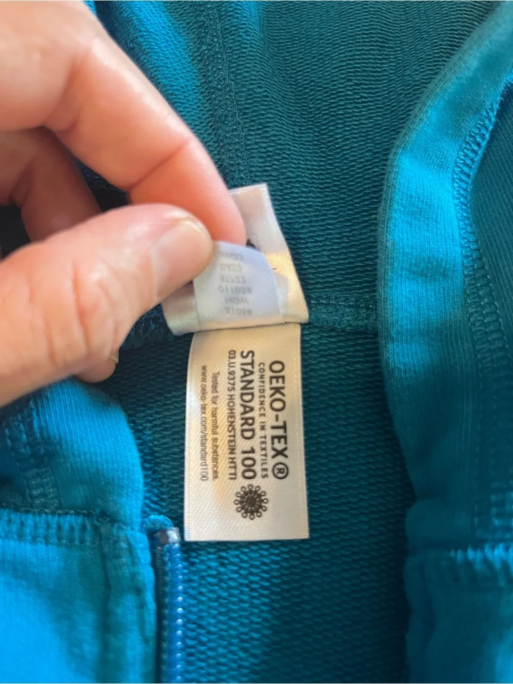 Hanna Andersson Blue Zip-up Hoodie & Joggers Set Kids Girls Boys Size 12